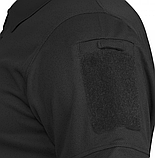 Футболка поло Mil-Tec QuickDry 1/2 ARM Black 10961002, фото 3
