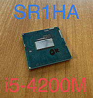 Б/У Процессор для ноутбука Intel Core i5 - 4200M, SR1HA