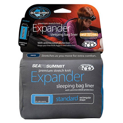 Вкладка у спальник Sea To Summit Expander Liner Long Navy Blue (STS AEXPLONGNB), фото 2