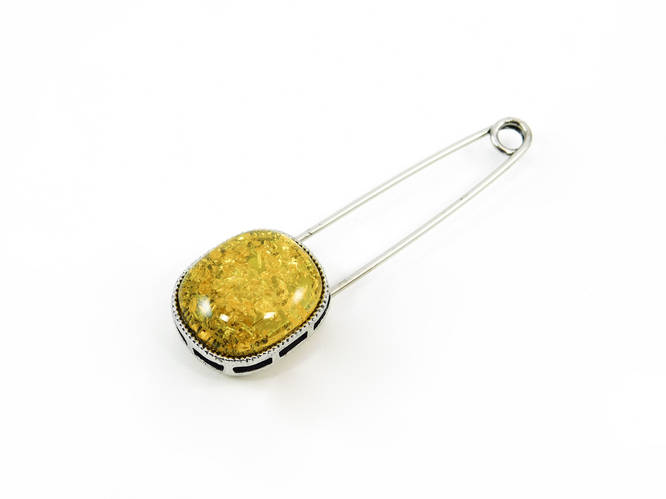 Купить Брошь янтарная смола имитация, шпилька, цена 233.10 ₴ — Prom.ua ...