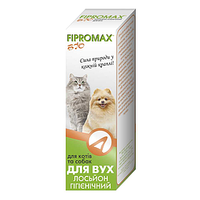 Лосьйон-спрей Fipromax (Фіпромакс) біо для догляду за вухами котів і собак 30 мл
