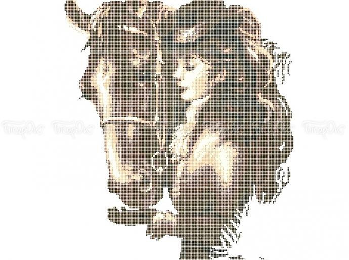 Схема для вишивки бісером ЧВ-6025(10). АМАЗОНКА, фото 1