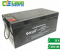 Аккумулятор литиевый Kijo FePO4-12V200Ah Lithium Iron Phosphate, 12В, 200 Ач