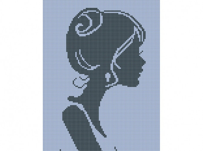 Схема для вишивки бісером "Силуэт", фото 1