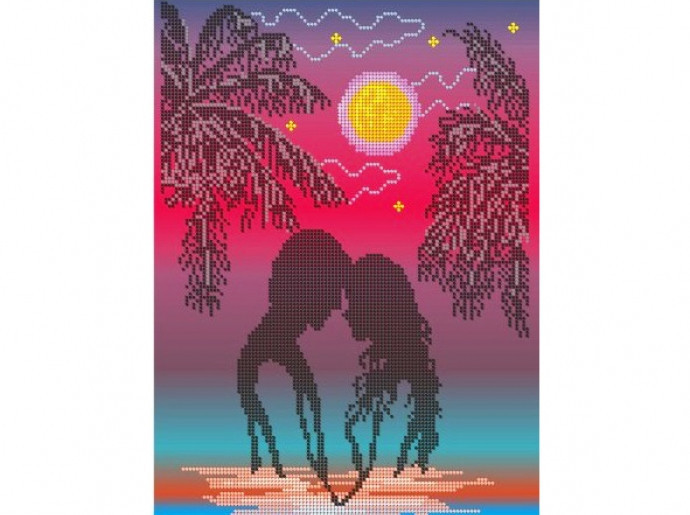 Схема для вишивки бісером "Влюбленные", фото 1