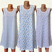 Женская ночная майка длинная р.46