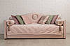 Дитячий диванчик розкладний дизайнерський MeBelle LAVALLE 90х190 двоспальний, пудрово-рожевий велюр, фото 3
