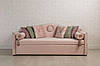 Дитячий диванчик розкладний дизайнерський MeBelle LAVALLE 90х190 двоспальний, пудрово-рожевий велюр, фото 6