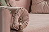 Дитячий диванчик розкладний дизайнерський MeBelle LAVALLE 90х190 двоспальний, пудрово-рожевий велюр, фото 10