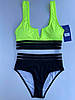 ОПТ Купальник топ з сіткою Z. Five 355 лимонний 36-44 на 42 44 46 48 50 розмір, фото 6