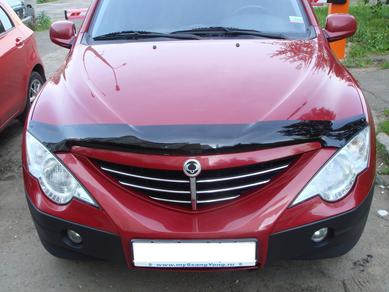 Мухобойка, дефлектор капота Ssang Yong Actyon/Actyon Sport 2005-/2006- р. в. (Sim)