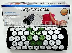Масажний килимок-валик (аплікатор) Acupressure Mat — голчастий валик масажер для тіла