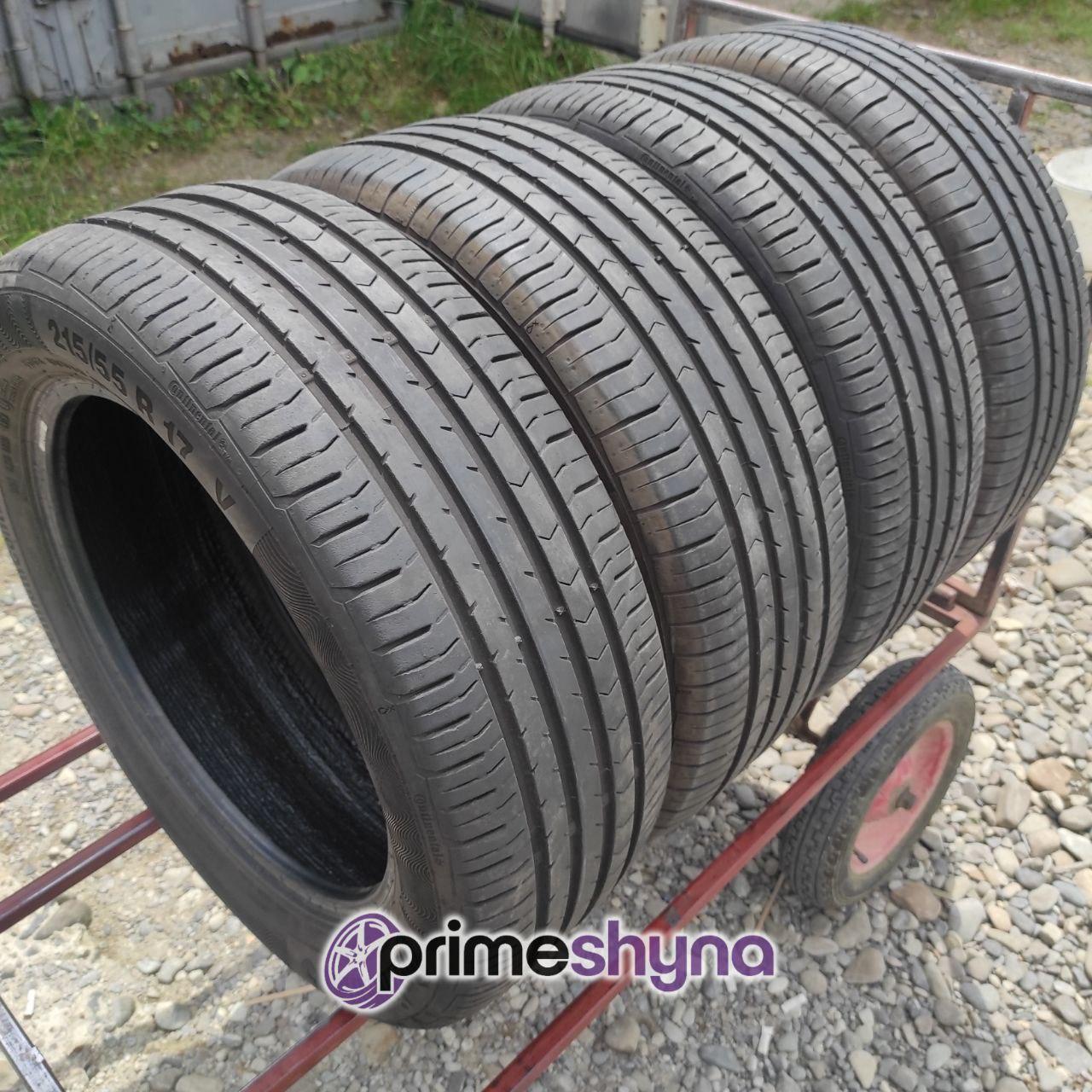 Летние шины б/у Continental ContiPremiumContact 5 215/55R17 94V 6 - 7 mm 19 год (Conti Seal) - фото 6 - id-p1626422215