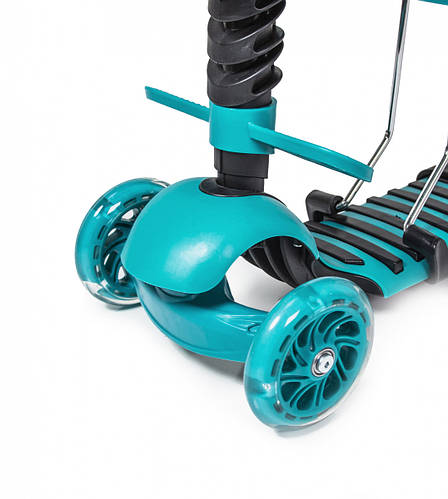 Дитячий самокат-трансформер 5 в 1 Scooter L-Beetle з бортиком і ...