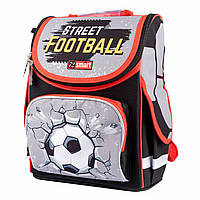 Рюкзак шкільний каркасний Smart PG-11 Football 34x26x14см, 860 г, 10 л  (559017)