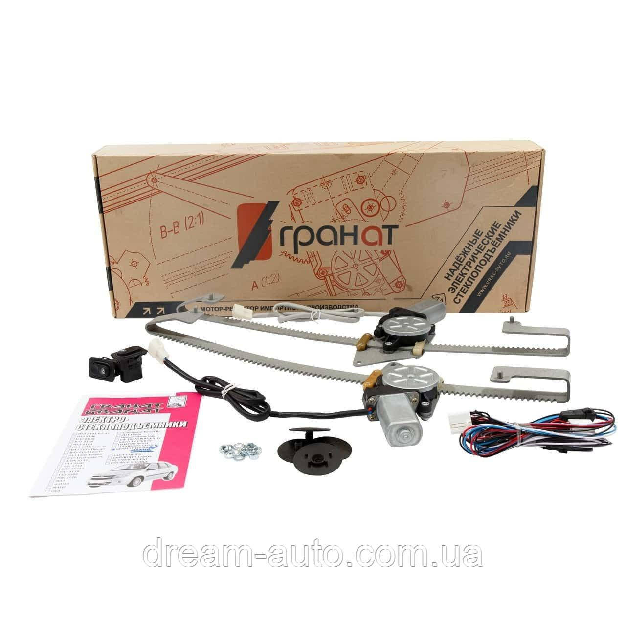 Електросклопідіймачі рейкові для Renault Logan 2013+ (в передні двері)