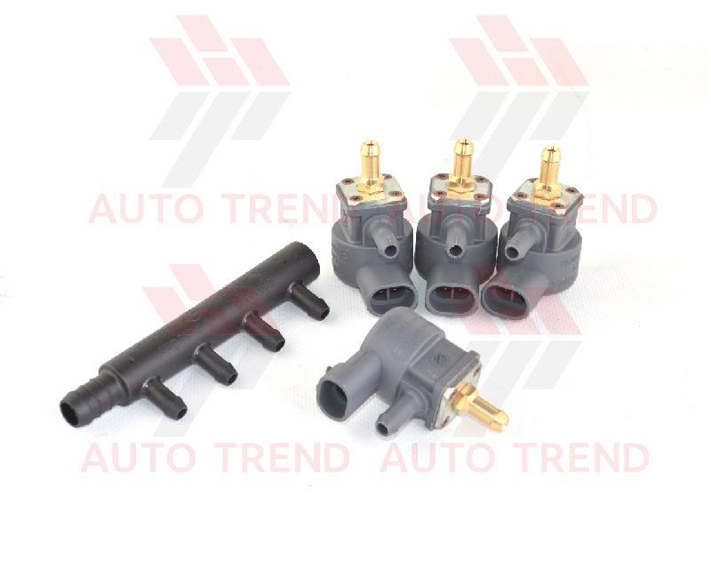 Форсунки Гбо Romano Single 4 Цил. на Планці З Калібр. Штуцерами ...