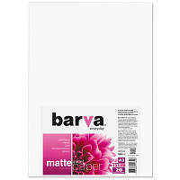 Фотобумага Barva A3 Everyday Matte 125г, 20л (IP-AE125-319)