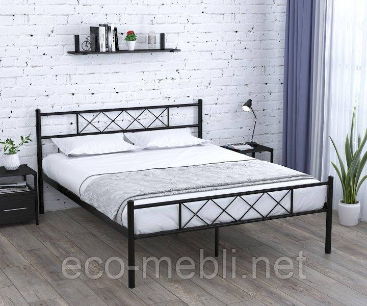 Двохспальне  металеве ліжко Сабріна  Loft Design  160*200