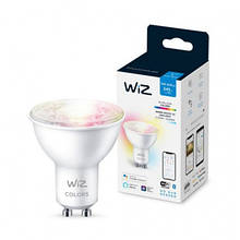 Розумна лампочка WiZ GU10 4,7W(50W 400Lm) 2200-6500K RGB Wi-Fi (9290024402)