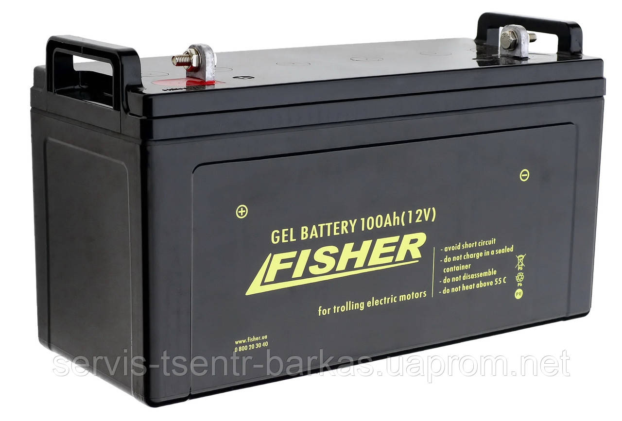 Гелевий акумулятор Fisher 80AH 12B (29 кг)