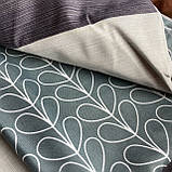 Сімейний комплект постільної білизни з простирадлом на резинцы з фланелі з двома підковдрами, фото 5
