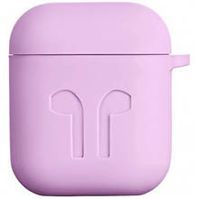 Чехол 2E для Apple AirPods Pure Color Silicone Imprint 1.5 мм Lavde (2E-AIR-PODS-IBSI-1.5-LV)