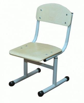 Стілець Т-подібний на круглій трубі регульований по висоті, фото 1