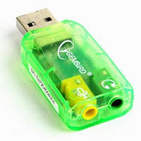 Переходник USB2.0-Audio Gembird (SC-USB-01)