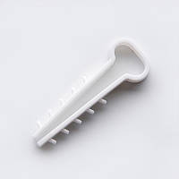 Дюбель-ялинка 14х6 мм для плоских дротів білий (пачка 100 шт.) APRO