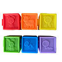 Набір тактильних сенсорних кубиків QL 9911 A розвиваючі Монтессорі 6 шт, фото 6