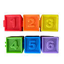 Набір тактильних сенсорних кубиків QL 9911 A розвиваючі Монтессорі 6 шт, фото 4