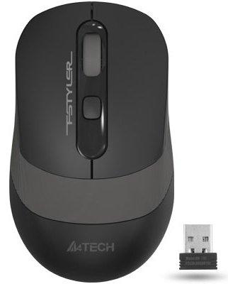 Мишка A4Tech Fstyler FG10s Wireless Silent Black/Grey