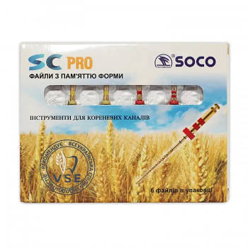 Файли Soco SC Pro NiTi 08/30, 25 мм