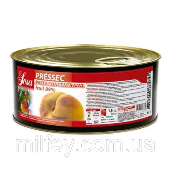 Паста концентрована Персик SOSA 1.5 кг, фото 1