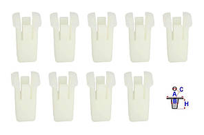 Автомобільні Кліпси (Пістони) Romix Пластикові для FORD (10 шт/уп.)