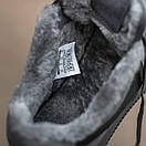 Кросівки чоловічі сірі зимові Nike Air Force (01044), фото 3