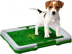 Лоток для собак із травою Puppy Potty Trainer Pad зелений
