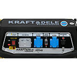 Генератор бензиновий Kraft&Dele KD148 3500W 12/230 V (3/3.5 кВт), фото 4