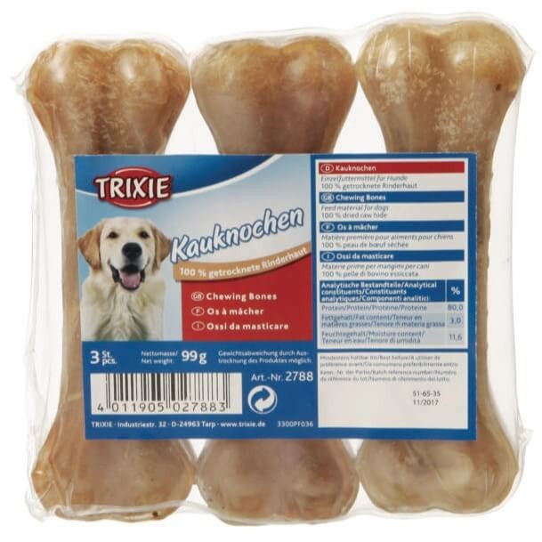 TRIXIE TX-2788 кістка пресована для собак 11 см*3 шт - 1 уп.