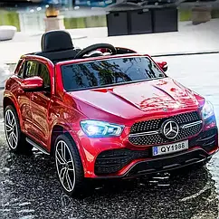 Дитячий електромобіль MERCEDES-BENZ колеса EVA червоний