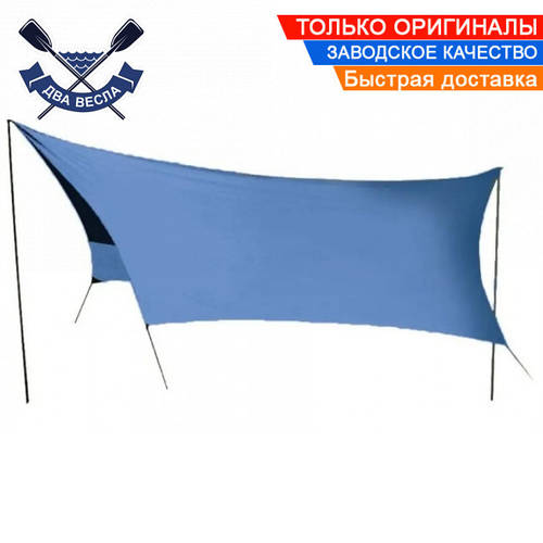 Купить Тент туристический со стойками Tramp Lite Tent blue 440х440 см ...