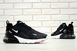 Чоловічі кросівки Nike Air Max 270 Black White AH8050-002, фото 6