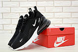 Чоловічі кросівки Nike Air Max 270 Black White AH8050-002, фото 8