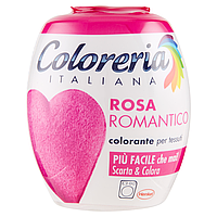 Краска для одежды в стиральной машине Coloreria Italiana Rosa Romantico розовая 350 грамм