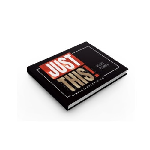 Щотижневик А6 тверда обкладинка, 68 арк., лінія Soft Touch, "Just This" 1В 2027, фото 1