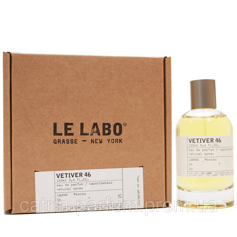 Le Labo Vetiver 46 (оригінальний Тестер) Orig.Pack. Edp 100 Ml — Купити