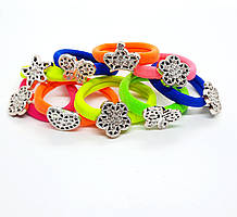 Резинка для волосся кольорова з камінням