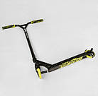 Трюковий самокат Best Scooter колеса 110 мм, HIC-система, ПЕГІ, алюмінієвий диск і дека, ширина керма 55 см, фото 4