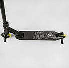 Трюковий самокат Best Scooter колеса 110 мм, HIC-система, ПЕГІ, алюмінієвий диск і дека, ширина керма 55 см, фото 3